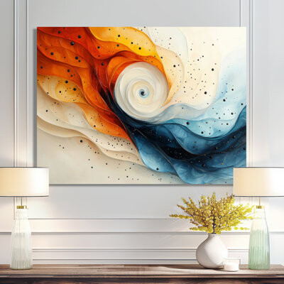 Ivy Bronx Maziarz Silent Burst Spiral Of Ink III - Abstract Spirals Wall Art