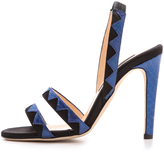 Thumbnail for your product : Chrissie Morris Tina Python Sandals