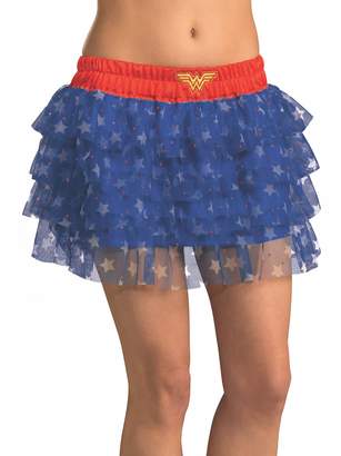 Rubie's Costume Co Costume Secret Wishes DC Comics Justice League Superhero Style Adult Skirt with Sequins Wonder Woman