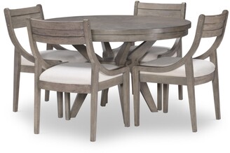 Furniture Greystone 5pc Dining Set (Round Table & 4 Side Chairs) - ShopStyle