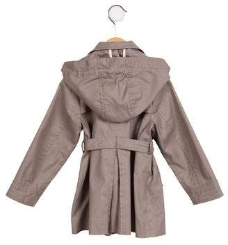 Jacadi Girls' Double-Breasted Trench Coat