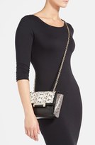 Thumbnail for your product : Diane von Furstenberg 'Mini 440' Leather & Genuine Snakeskin Crossbody Bag