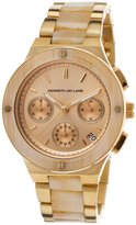 Thumbnail for your product : Kenneth Jay Lane 2100 Series Two-Tone Gold-Tone Resin Chronograph