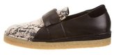 Thumbnail for your product : Zero Maria Cornejo Leather Slip-On Sneakers w/ Tags