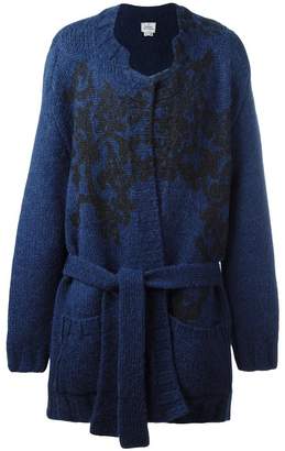 Vivienne Westwood intarsia chunky belted cardigan