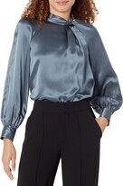 Thumbnail for your product : Club Monaco Women's Mock Neck Silk BLS