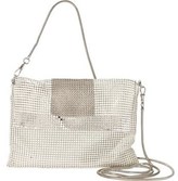 Thumbnail for your product : Whiting & Davis Whiting and Davis Graphic Mixed Mesh Crossbody
