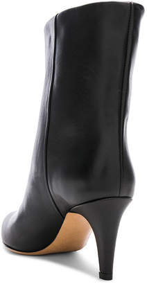 Isabel Marant Leather Dailan Boots in Black | FWRD