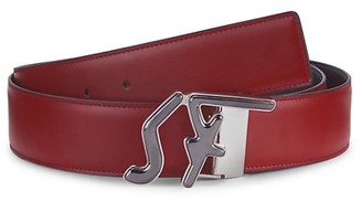 Ferragamo Fashion Logo Leather Belt
