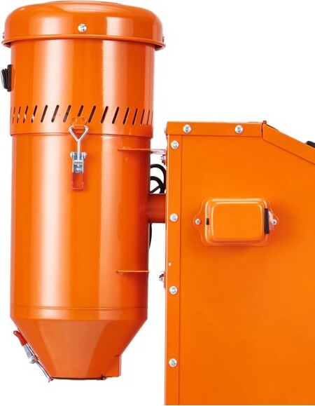 VEVORDustCollectionSystem:1.6-HPDustCollectorMediaReclaimerwith1.8GallonCapacity-UniversalFitforSandblasterCabinetsOrange