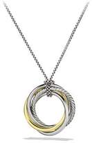 Thumbnail for your product : David Yurman Crossover Pendant with Gold on Chain