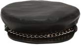 Thumbnail for your product : Eugenia Kim Marina Leather Captain's Hat