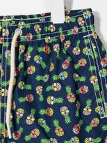 Thumbnail for your product : MC2 Saint Barth Pineapple Print Swim Shorts