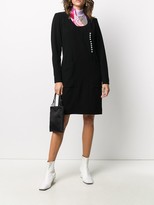 Thumbnail for your product : Chanel Pre Owned 1980s Faux-Pearl Embellishments Knee-Length Dress