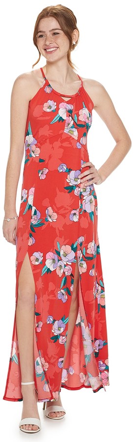candies halter maxi dress