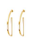 Thumbnail for your product : Paige Novick Half Moon Hoops