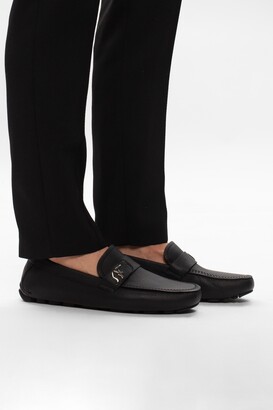 Salvatore Ferragamo Rasca Leather Moccasins Men's Black - ShopStyle  Slip-ons & Loafers