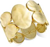 Thumbnail for your product : Style&Co. Hammered Oval Stretch Bracelet