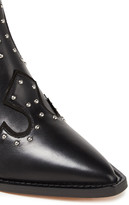 Thumbnail for your product : IRO Suede-trimmed Studded Leather Ankle Boots
