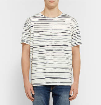 Nudie Jeans Rain Striped Slub Cotton-Jersey T-Shirt