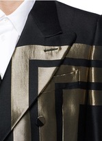 Thumbnail for your product : Nobrand Lurex stripe twill coat
