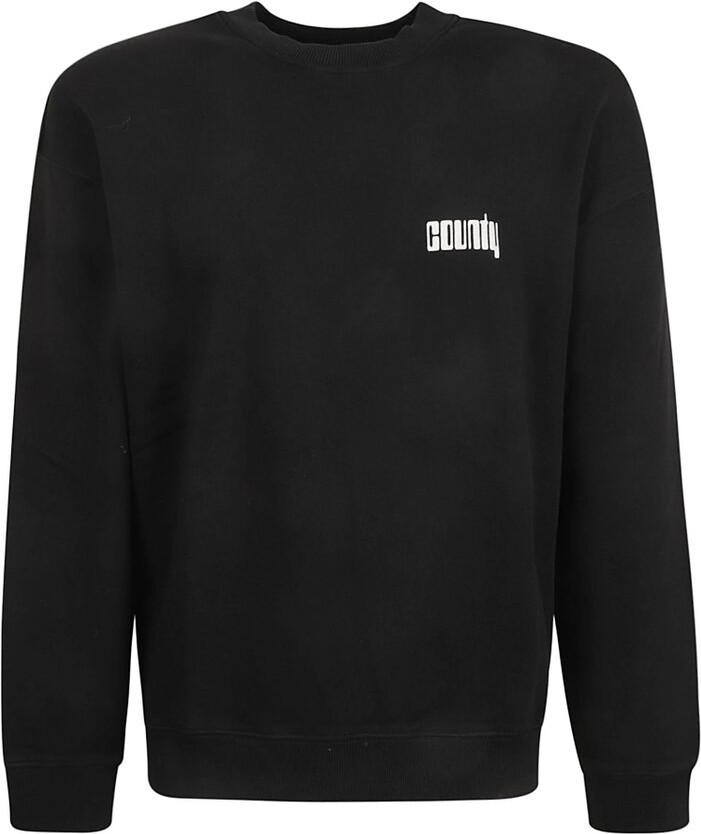 Marcelo Burlon County of Milan Logo Printed Crewneck Sweatshirt