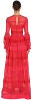 Thumbnail for your product : ZUHAIR MURAD Long Ruffled Lace Dress