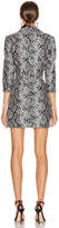 Thumbnail for your product : retrofete Willa Dress in Silver Snakeskin | FWRD
