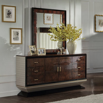 Hokku Designs Jamonica Dresser W/mirror