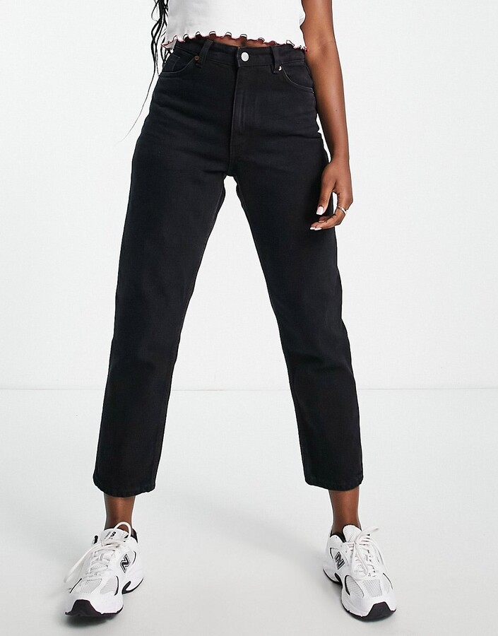 Monki Women's Black Jeans | ShopStyle