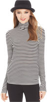 Thumbnail for your product : Monroe Marilyn Juniors' Striped Turtleneck Top