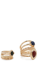 Thumbnail for your product : Forever 21 Faux Stone Ring Set