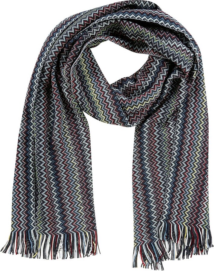 Missoni Maroon 100% Cashmere Unisex Neck Wrap Fringes Scarf Womens Mens Accessories Mens Scarves and mufflers Save 23% 