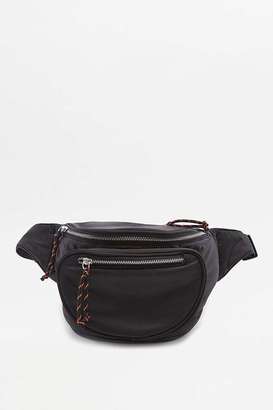 Sporty Black Nylon Bum Bag
