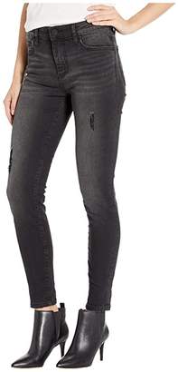 KUT from the Kloth Connie High-Rise Ankle Skinny (Black) Women's Casual Pants