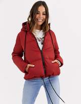 Thumbnail for your product : Brave Soul cello hooded puffer jacket