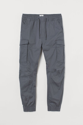 h&m grey cargo pants