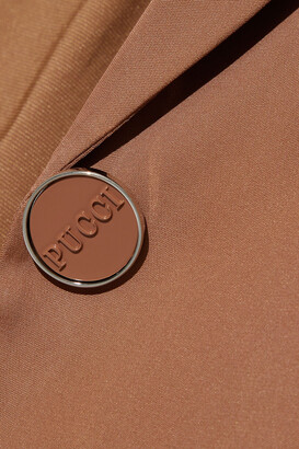 Emilio Pucci Belted crepe de chine jacket