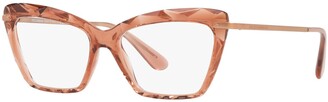 Dolce & Gabbana 53mm Cat Eye Optical Glasses