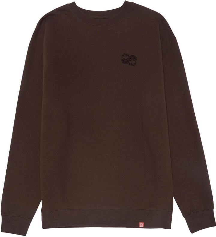 Spitfire Lil Eternal Emb Sweatshirt - Brown/Black - MD