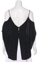 Thumbnail for your product : Haute Hippie Silk Cold-Shoulder Top w/ Tags