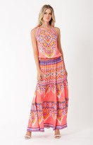 Thumbnail for your product : Hale Bob Kagami Tiered Maxi In Coral