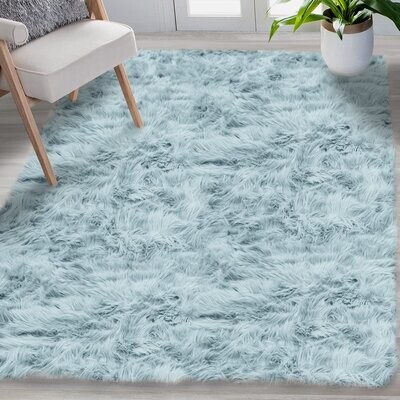Plush Shaggy Carpet Circular Rug Non-Slip Floor Mat for Living Room Bedroom Decor Repeating Floral Texture Close Up Succulent Plants Edwiinsa Fluffy Round Area Rug Carpets 5ft 