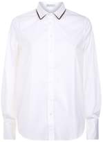 Thumbnail for your product : Brunello Cucinelli Embellished Collar Shirt