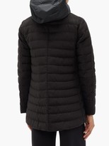 Thumbnail for your product : Herno Down-padded Silk-blend Coat - Black