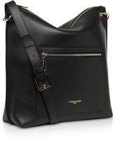 Thumbnail for your product : Lancaster Paris Foulonne Double Black Grained Cow Leather Bucket Bag