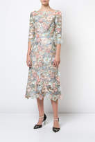 Notte by Marchesa Floral Lace Dress 