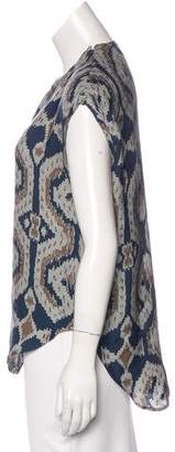 By Malene Birger Abstract Print Sleeveless Top