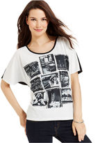Thumbnail for your product : Style&Co. Printed Button-Back Top
