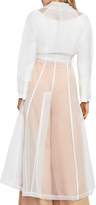 Thumbnail for your product : BCBGMAXAZRIA Calico Sheer Organza Trench Coat
